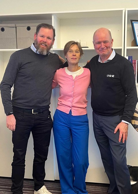 Lars Moberg, Sofia Hygrell och Thomas Sätmark