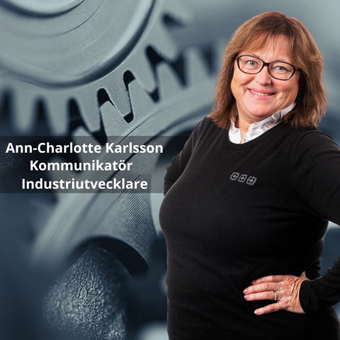 Ann-Charlotte Karlsson, Kommunikatör och industriutvecklare IUC Väst