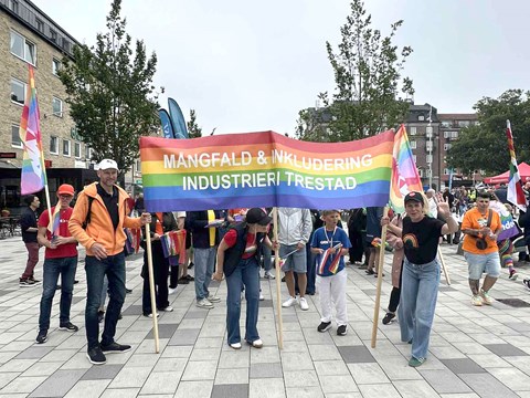 Pride-parad i Trollhättan 2025