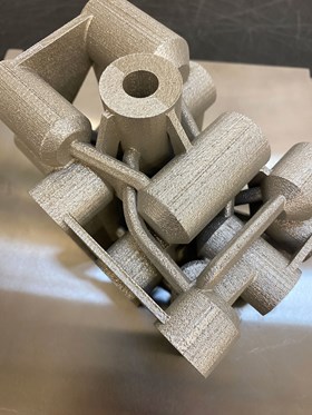 3D-printat ventilblock