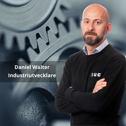 Daniel Walter, industriutvecklare IUC Väst