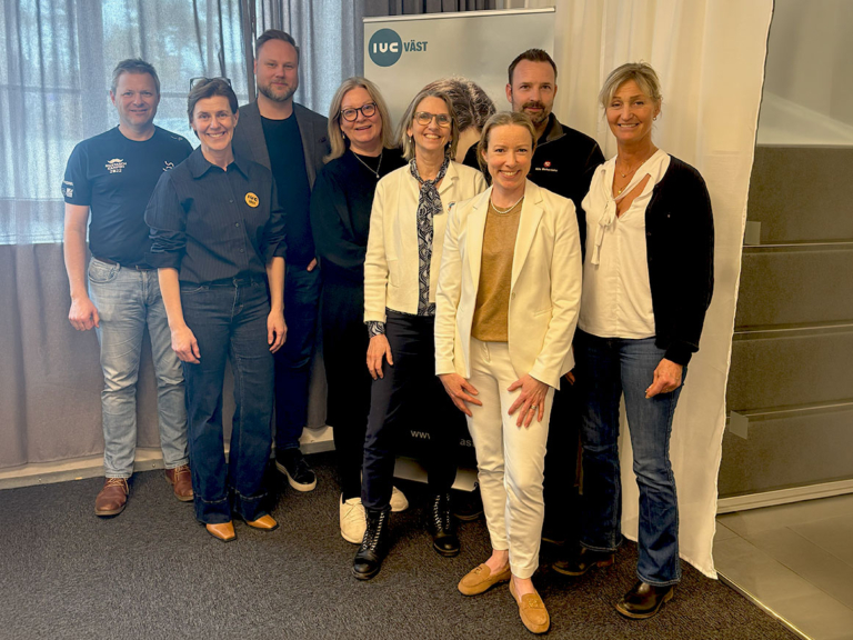 Gruppfoto av styrelsen i IUC Väst efter årsmötet 2026.