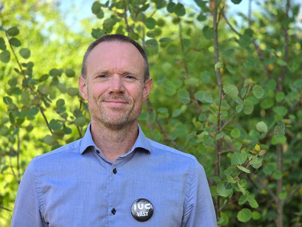 Olle Söderqvist, industriutvecklare på IUC Väst och insatsledare för digitalisering i Industry In West.